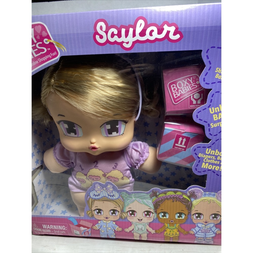 Boxy Babies Saylor Doll Unbox Baby Surprise New Boxy Girls